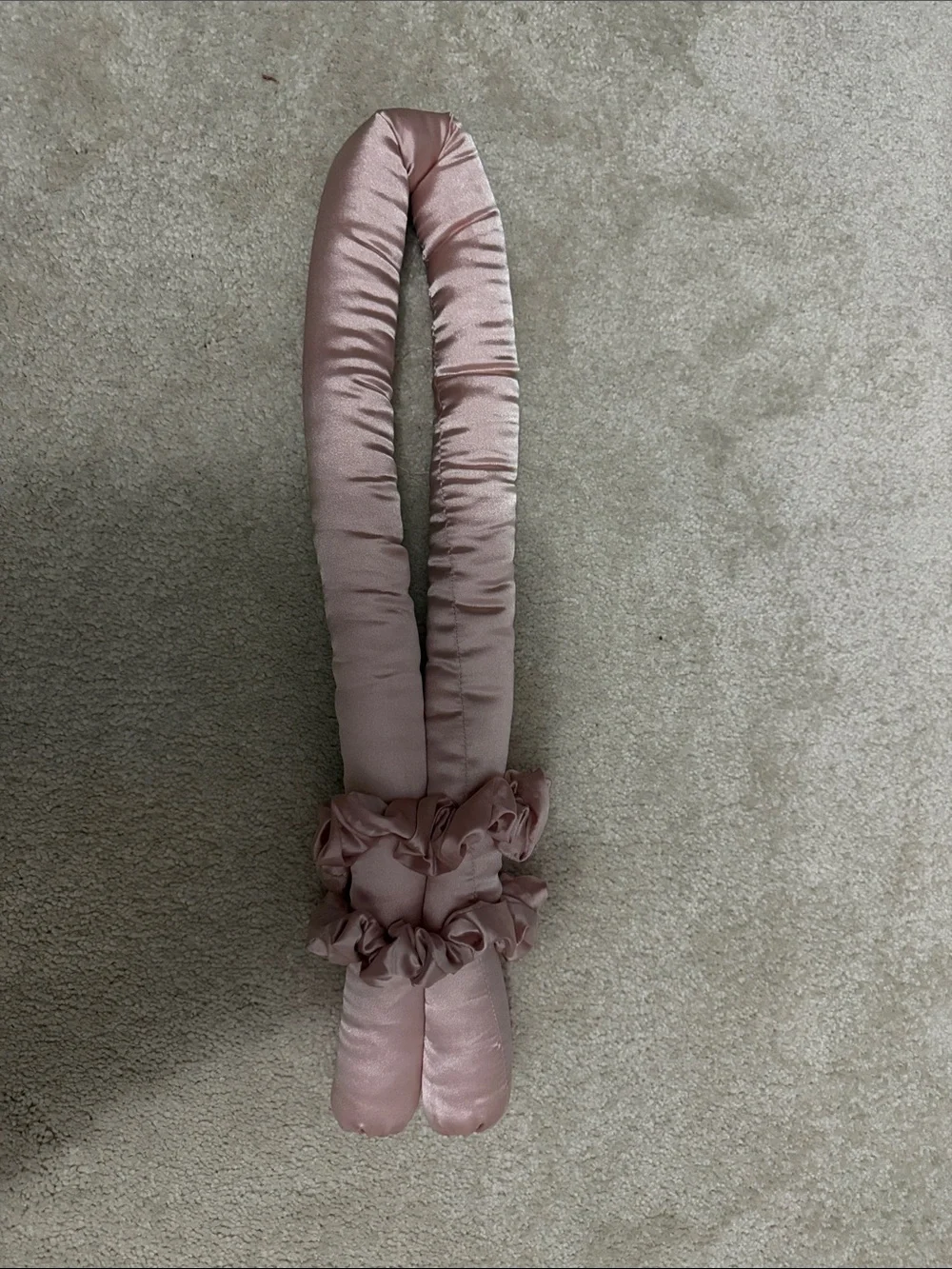 Satin Pink Heatless Hair Curler Set